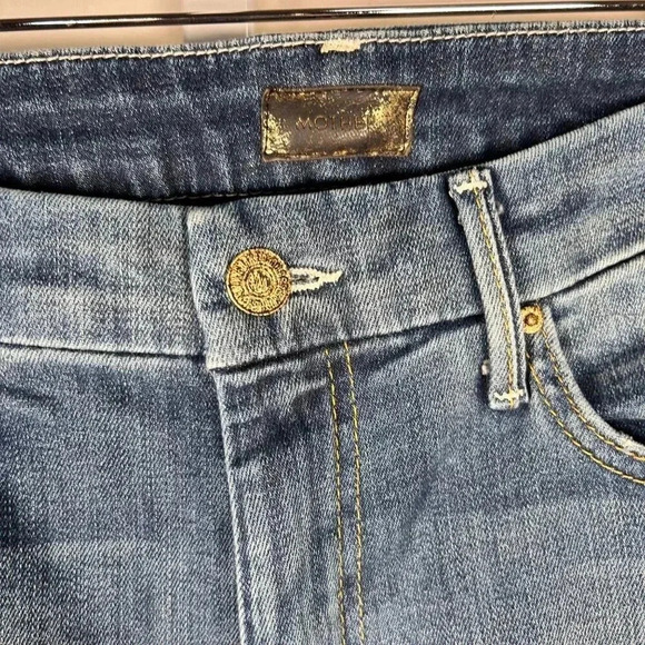 Mother High Waisted Looker Size 30 Jean Women Denim Distressed - Picture 5 of 9